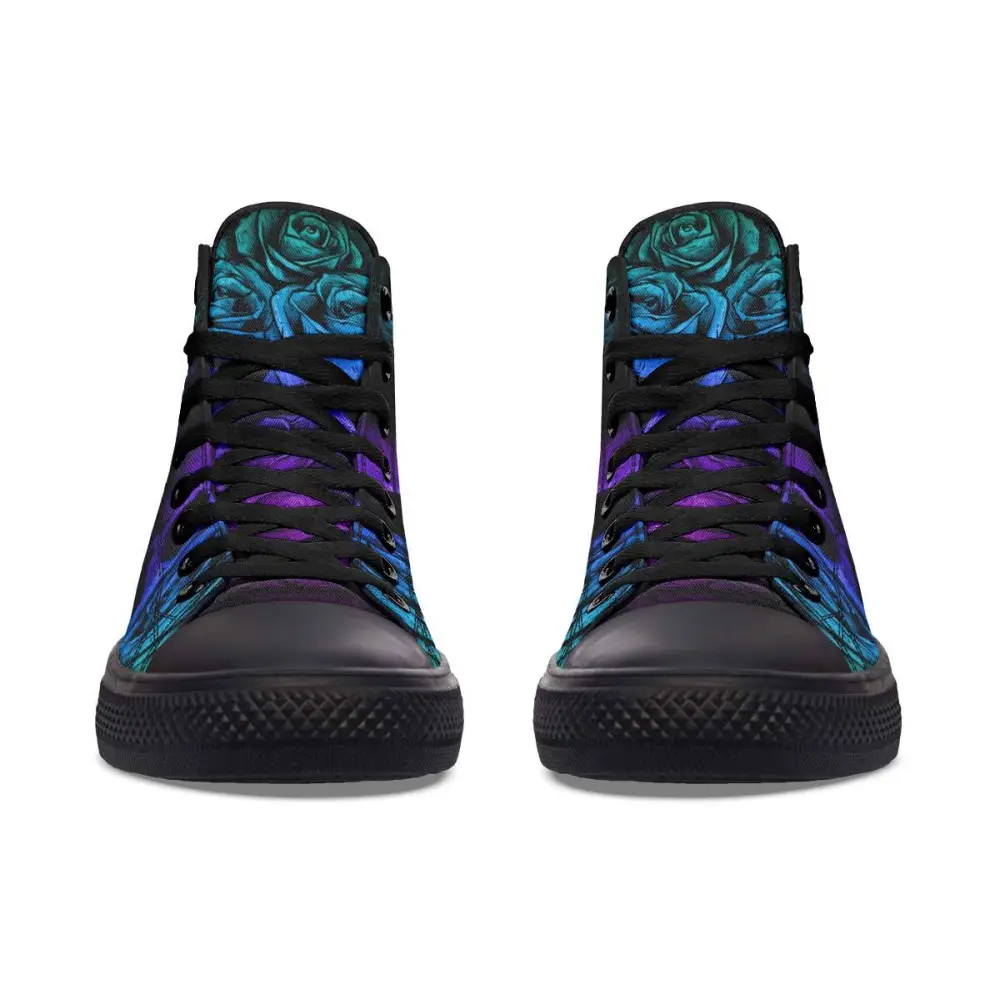 Printed Couple High-top Canvas Shoes