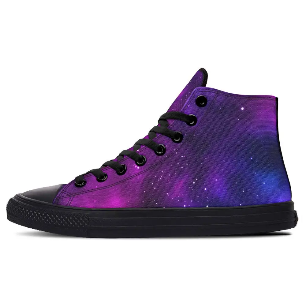 Printed Couple High-top Canvas Shoes