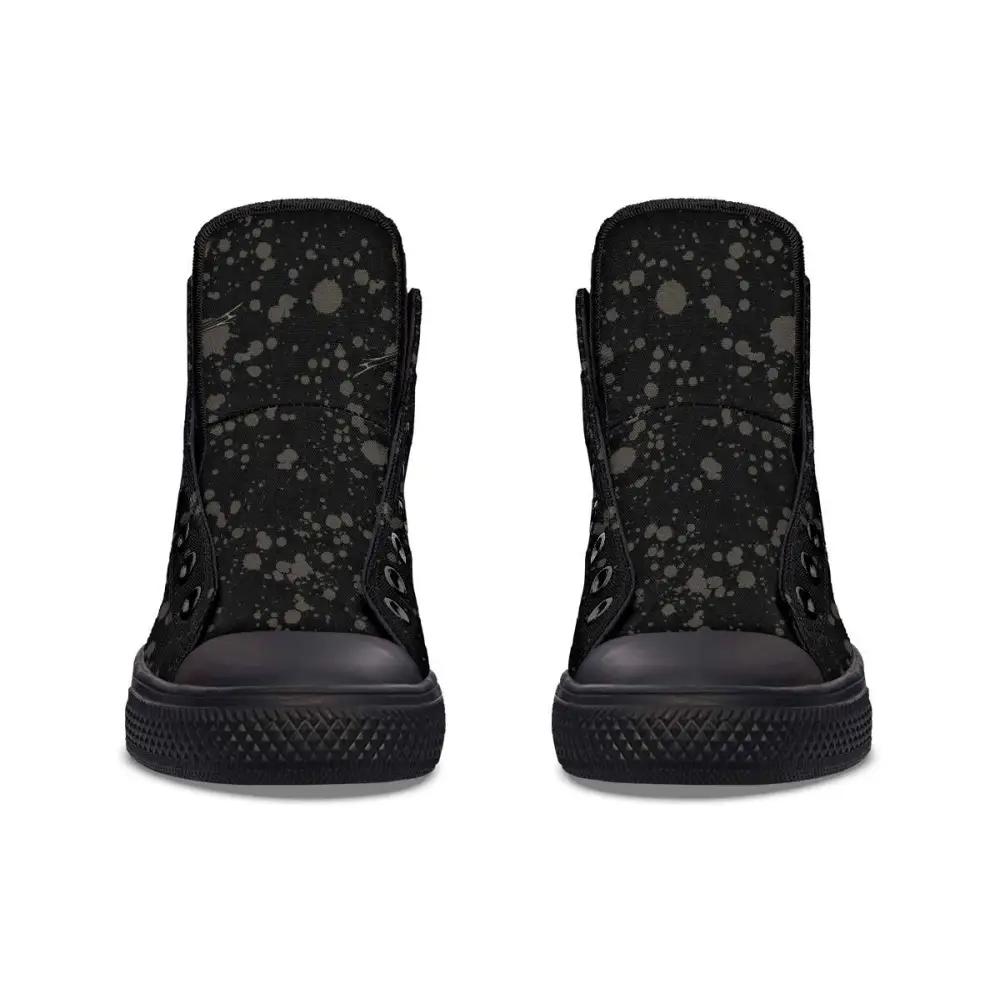 Printed Couple High-top Canvas Shoes