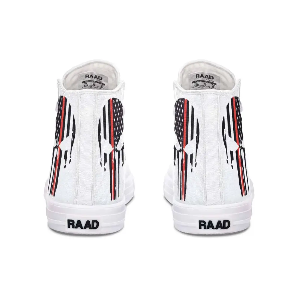 Printed Couple High-top Canvas Shoes