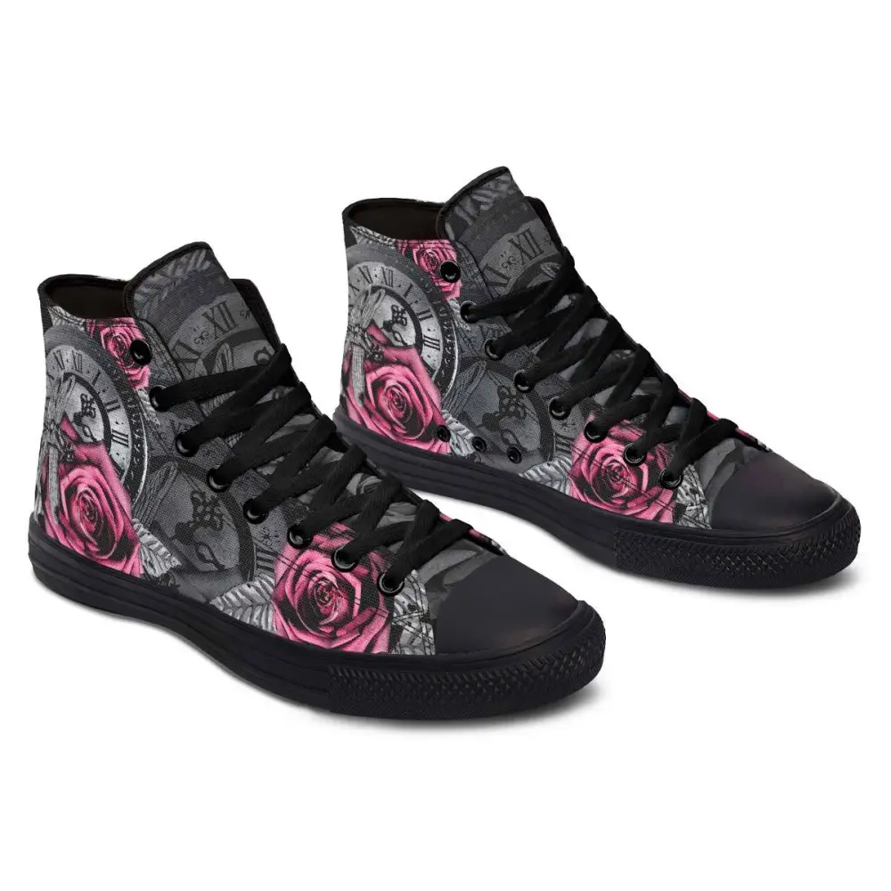 Printed Couple High-top Canvas Shoes