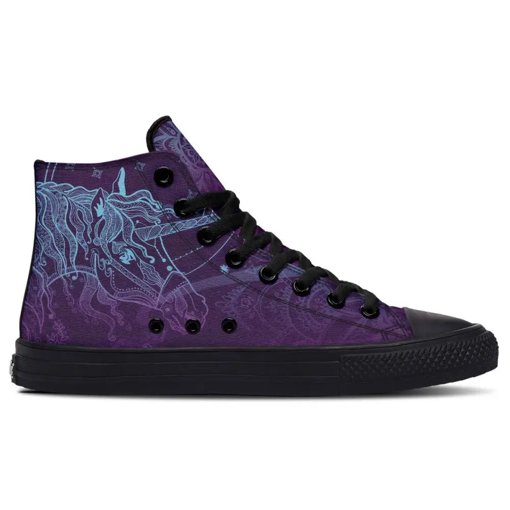 Printed Couple High-top Canvas Shoes