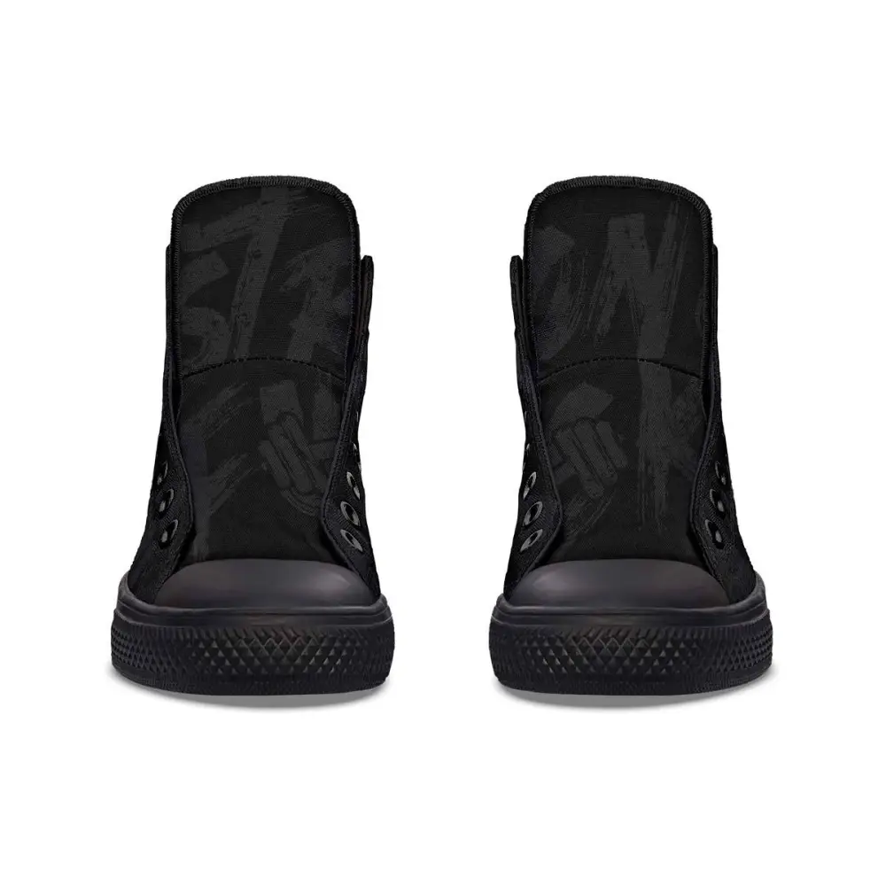 Printed Couple High-top Canvas Shoes