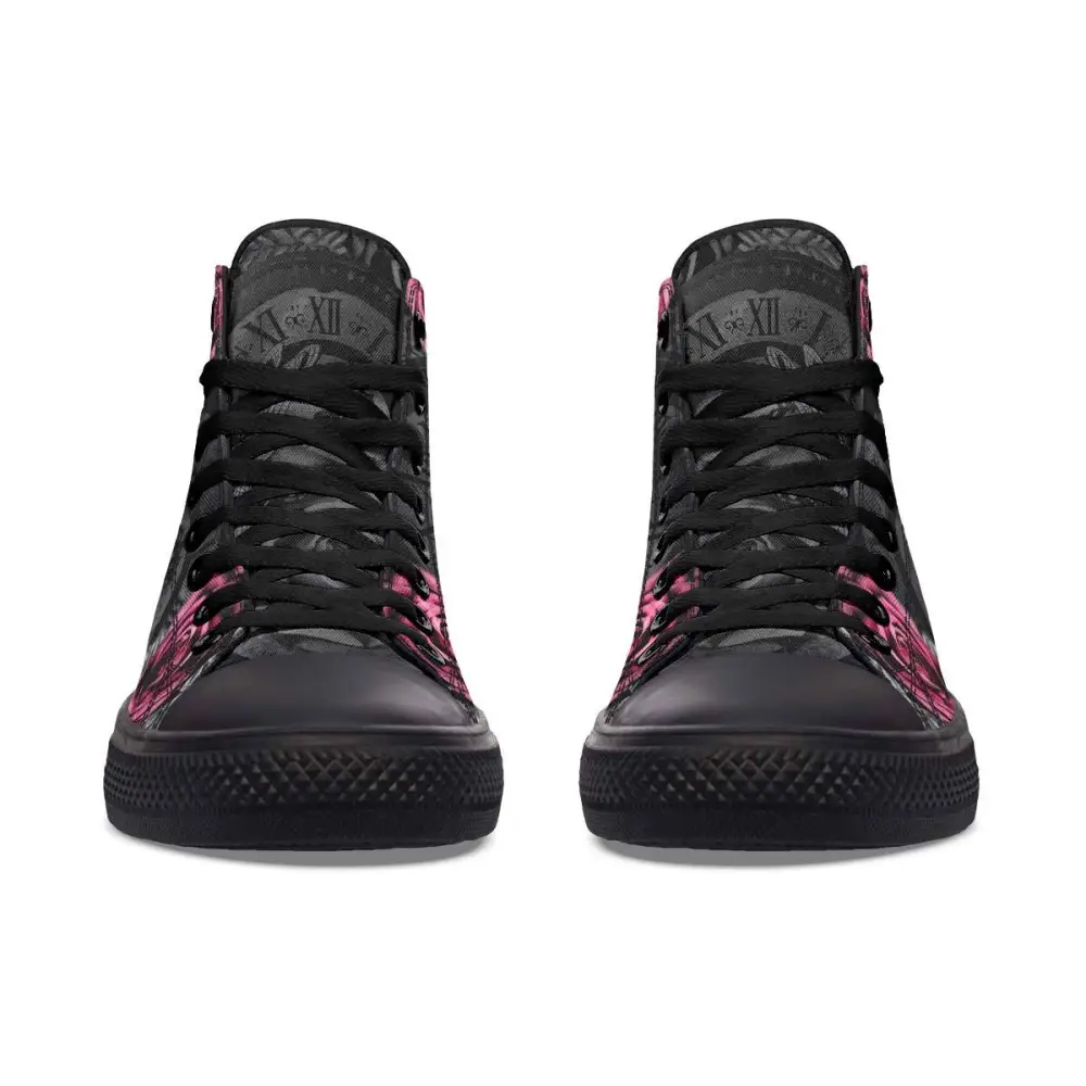 Printed Couple High-top Canvas Shoes
