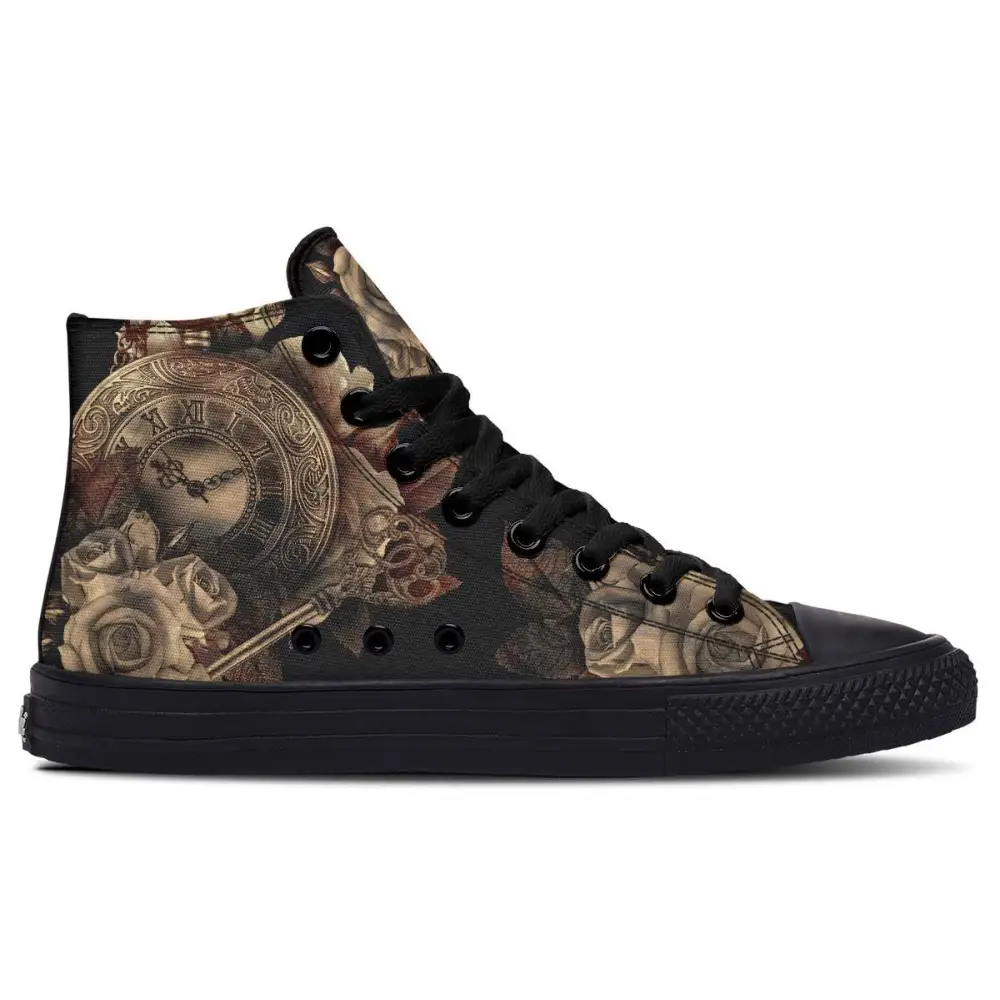 Printed Couple High-top Canvas Shoes