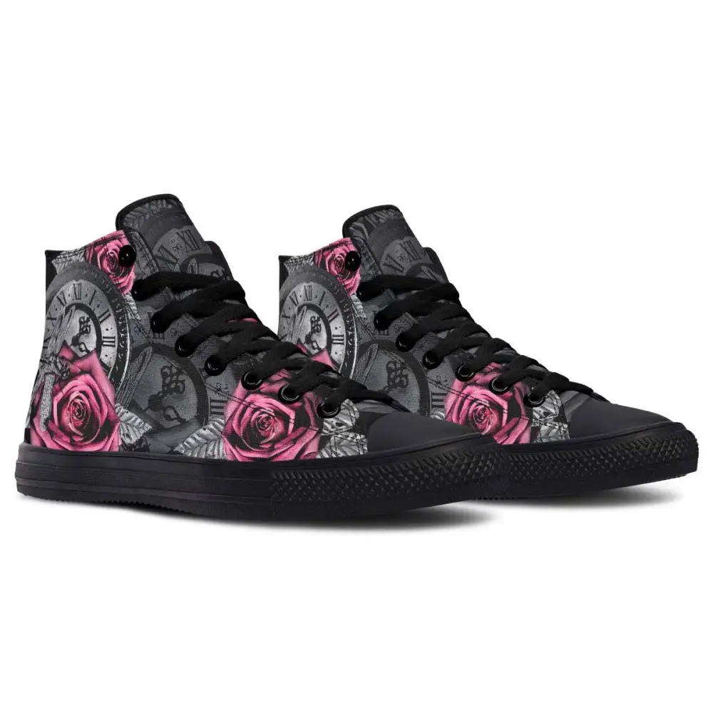 Printed Couple High-top Canvas Shoes