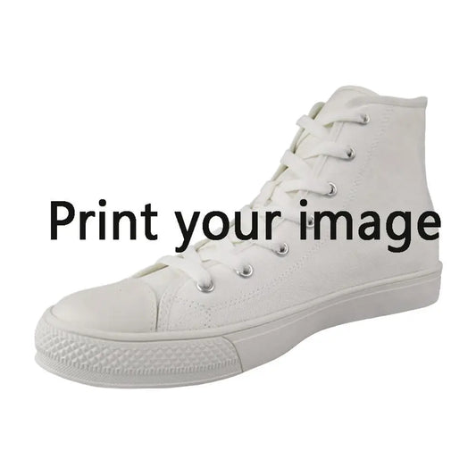 Printed custom high-top canvas shoes - 1 style / 40