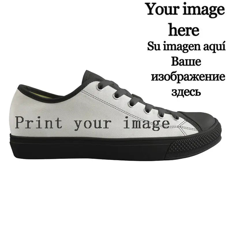Printed custom high-top canvas shoes - 3 style / 45