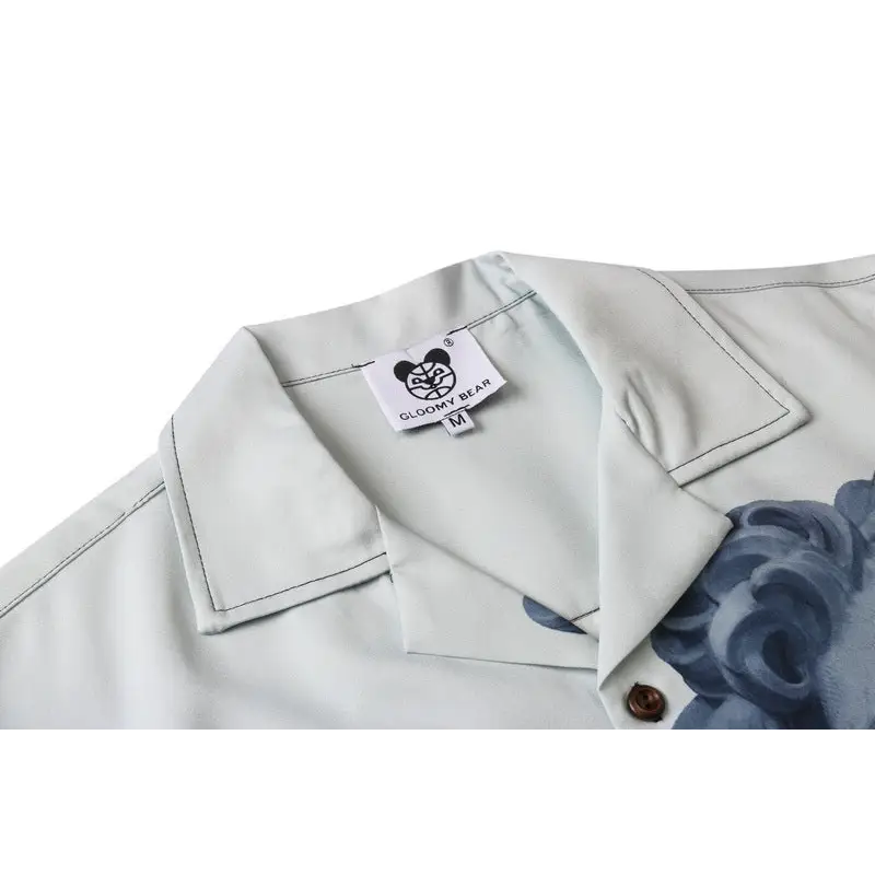 Printed Loose Short Sleeve Shirt Cardigan For Men And Women Beyond Trends Hub