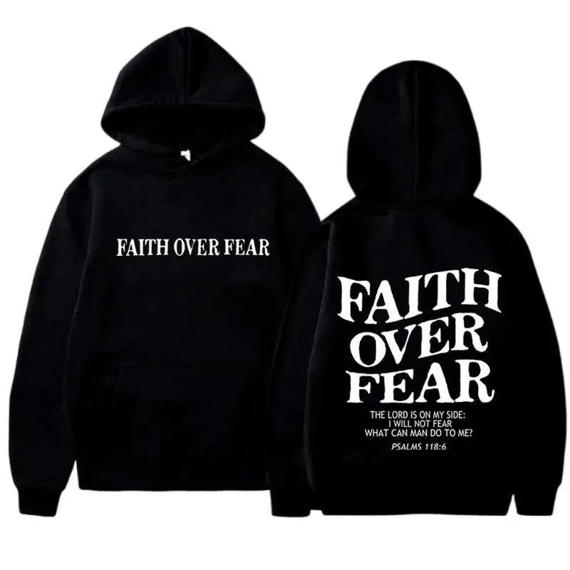 Printed Men’s And Women’s Hoodies - Black / L
