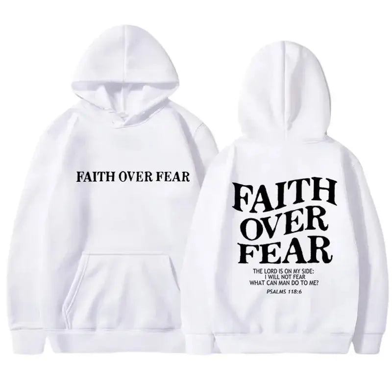 Printed Men’s And Women’s Hoodies - White / L