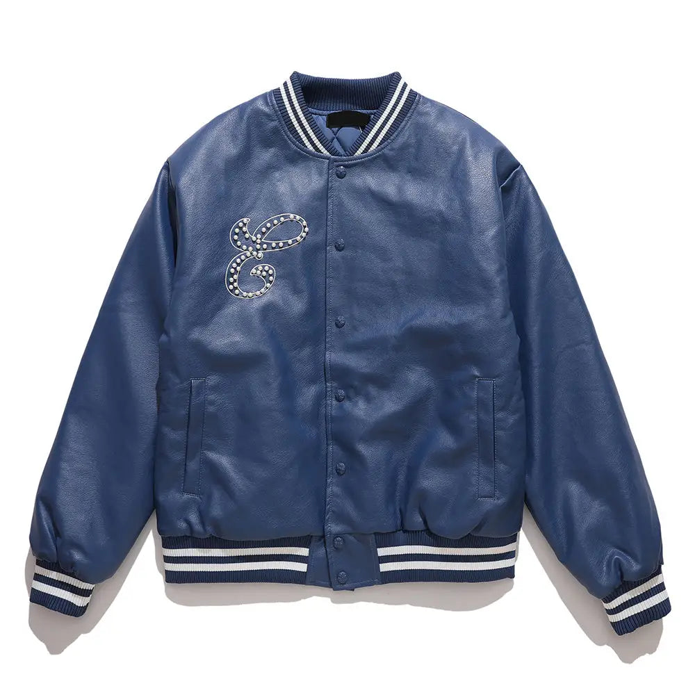PU Leather Jacket Men's And Women's Fashion Autumn And Winter Tops Baseball Uniforms - Beyond Trends Hub 