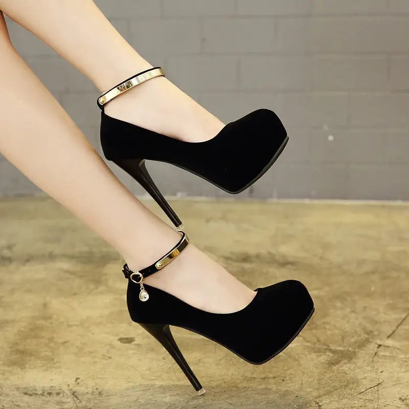 Pumps Shoes Woman Pumps Metal Ankle Strap Wedding Party Beyond Trends Hub