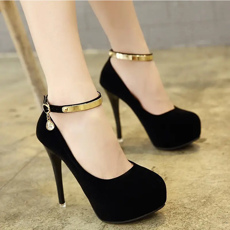 Pumps Shoes Woman Pumps Metal Ankle Strap Wedding Party Beyond Trends Hub