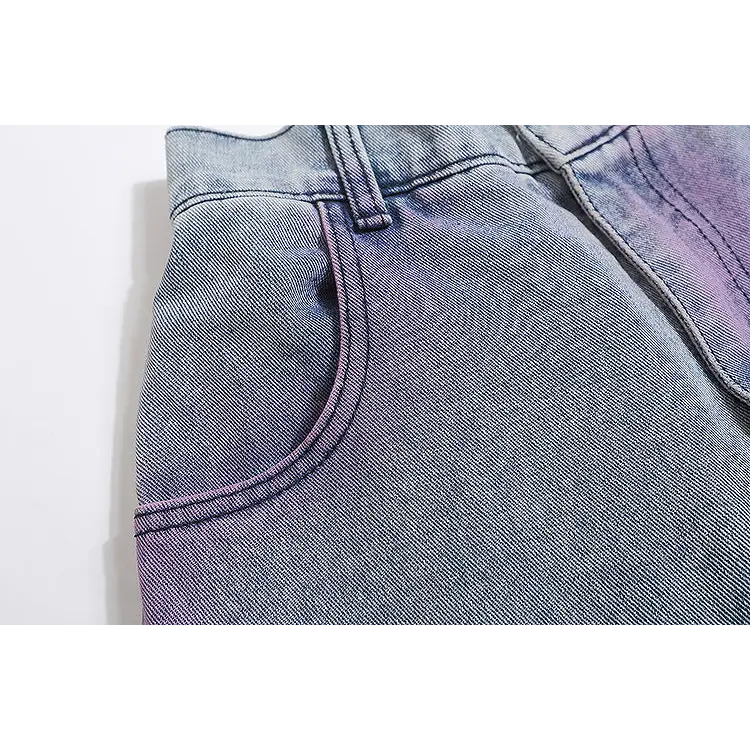 Punk Fashion Loose Straight Trousers Men
