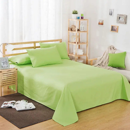 Pure Color Polyester Cotton Extra Bed Sheets Hotel Home - Beyond Trends Hub 
