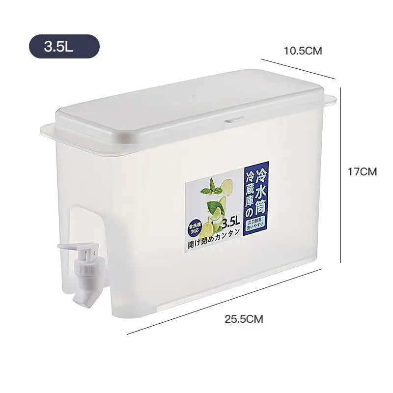 Refrigerator Storage Jars Large Capacity Cold Water Kettle With Faucet Household Storage Plastic Lemonade Bottle Container Beyond Trends Hub