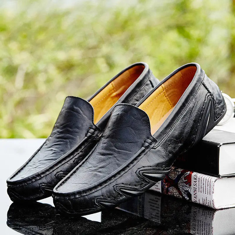 Retro British Style Small Leather Shoes For Men Beyond Trends Hub