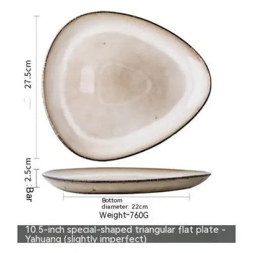 Retro Irregular Flaw Salad Plates - Beyond Trends Hub 