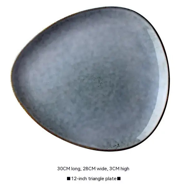 Retro Irregular Flaw Salad Plates - Beyond Trends Hub 