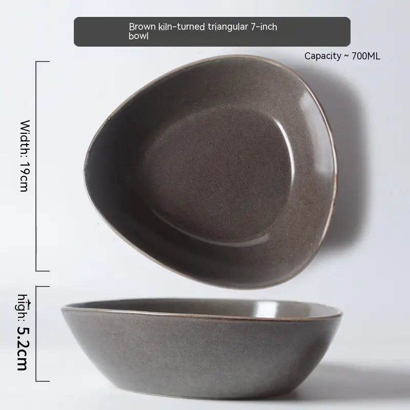 Retro Irregular Flaw Salad Plates - Beyond Trends Hub 
