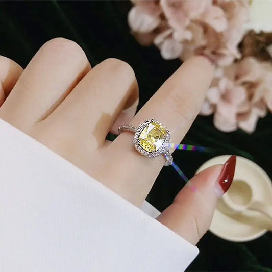 Rings For Women Bridal Wedding Anelli Trendy Jewelry Engagement Ring White Gold Color Anillos Beyond Trends Hub
