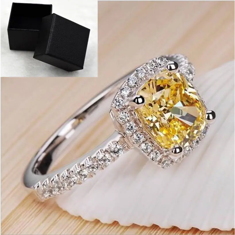 Rings For Women Bridal Wedding Anelli Trendy Jewelry Engagement Ring White Gold Color Anillos Beyond Trends Hub