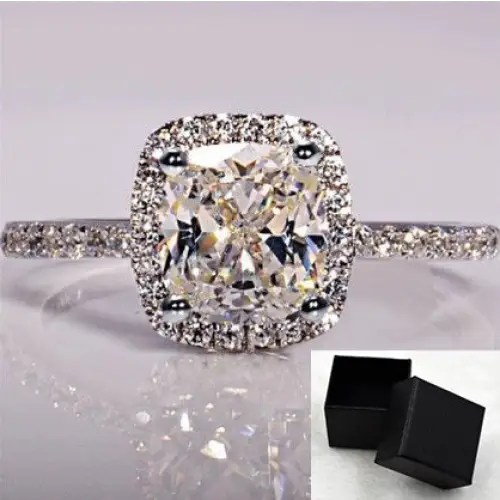 Rings For Women Bridal Wedding Anelli Trendy Jewelry Engagement Ring White Gold Color Anillos Beyond Trends Hub
