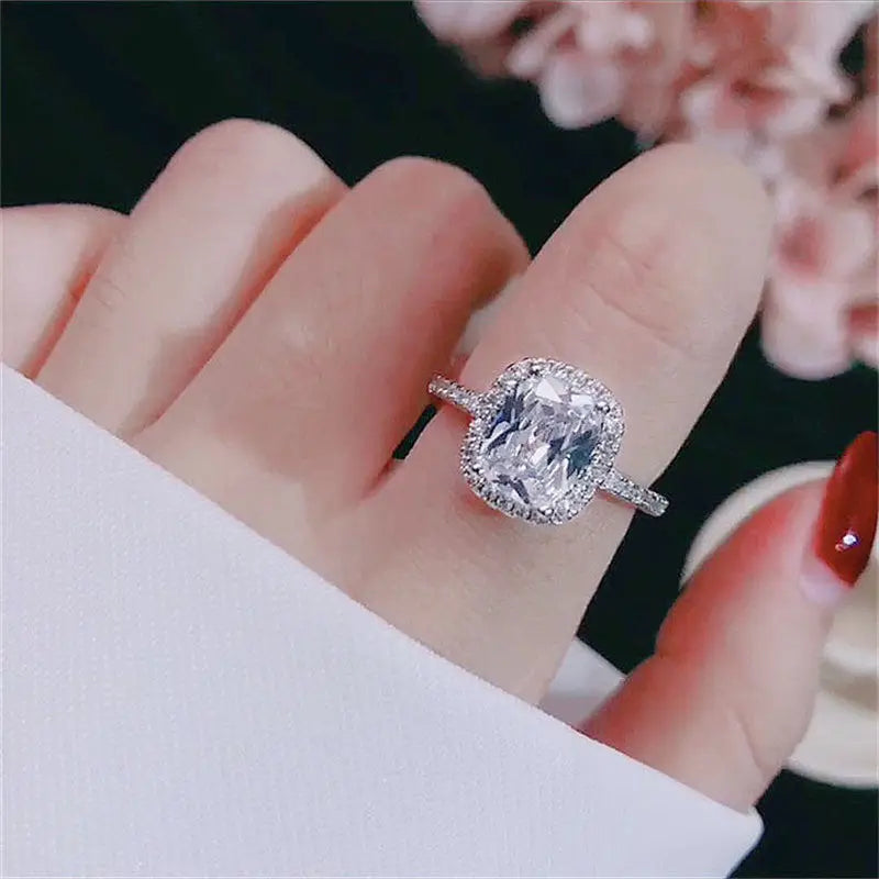 Rings For Women Bridal Wedding Anelli Trendy Jewelry Engagement Ring White Gold Color Anillos Beyond Trends Hub