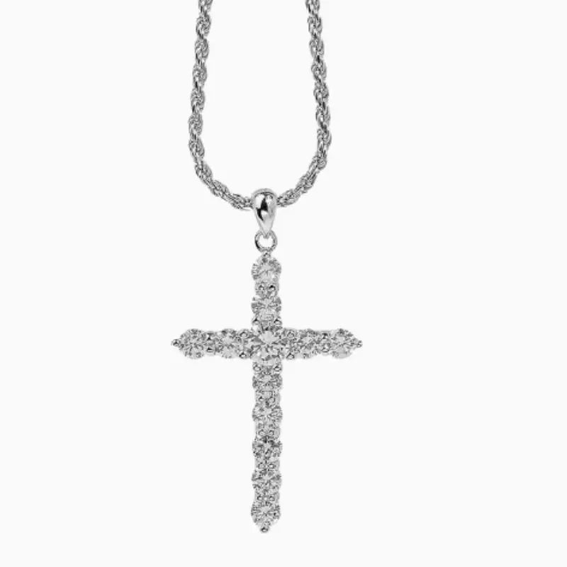 S925 Sterling Silver Cross Necklace for Men and Women Beyond Trends Hub