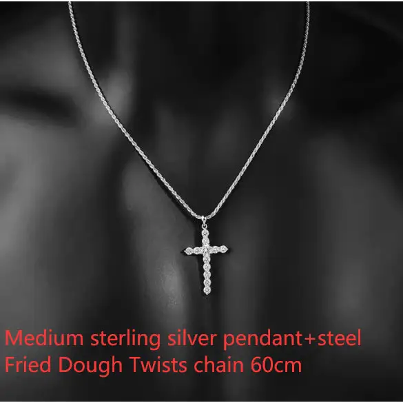S925 Sterling Silver Cross Necklace for Men and Women Beyond Trends Hub