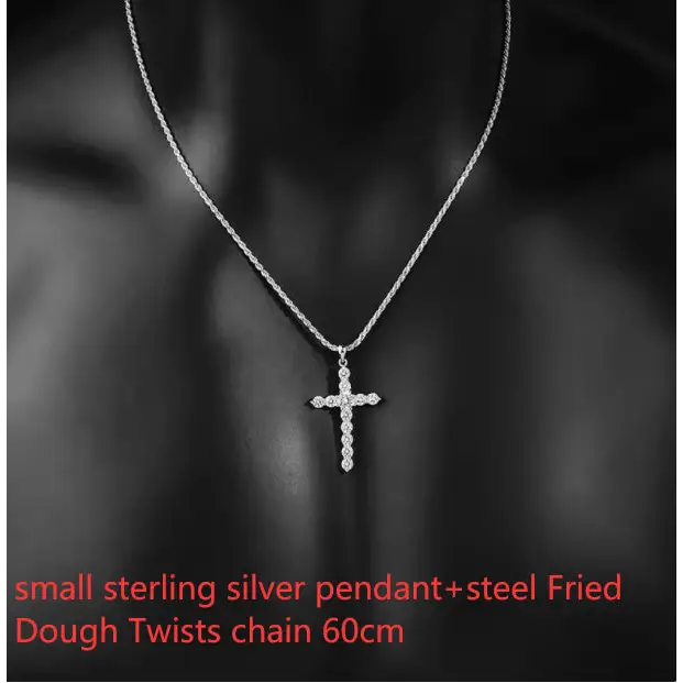 S925 Sterling Silver Cross Necklace for Men and Women Beyond Trends Hub