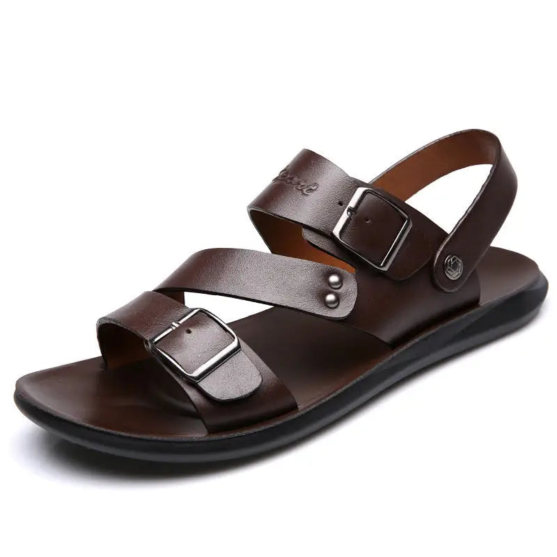 Sandals Men Casual Comfortable Barefoot Buckle Shoes Beyond Trends Hub