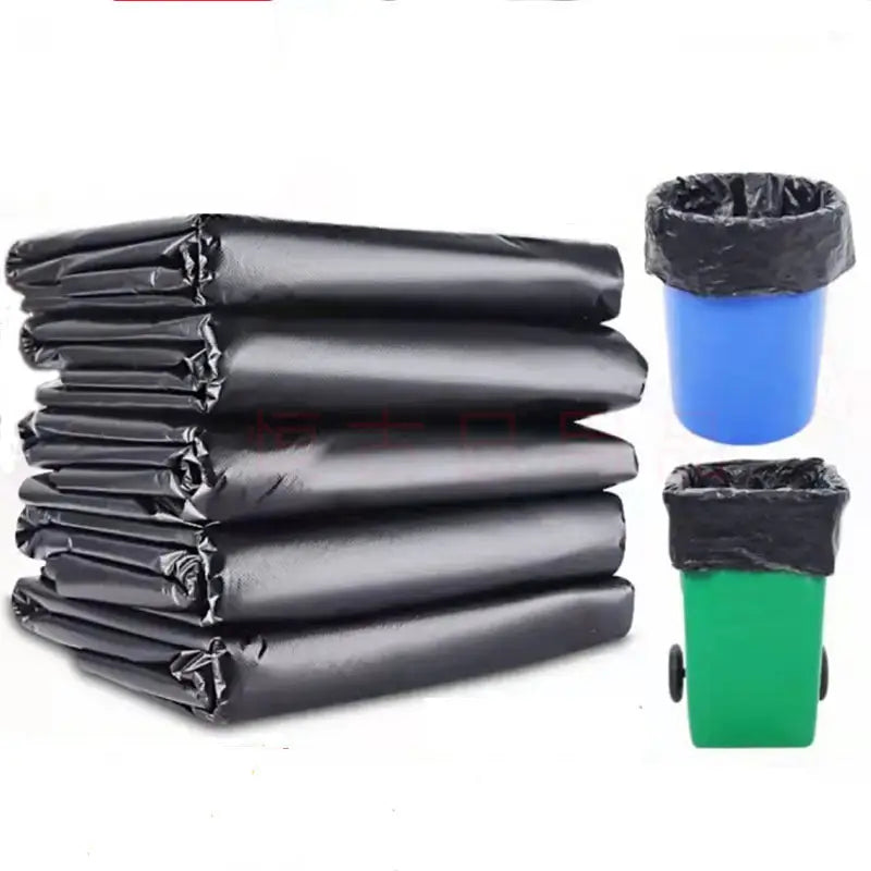 Sanitation Kitchen Thickened Large Garbage Bags - Black / 45x45x1.1 / 100PCS