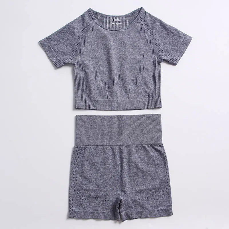 Seamless Knitted Yoga Clothes Women - Beyond Trends Hub 