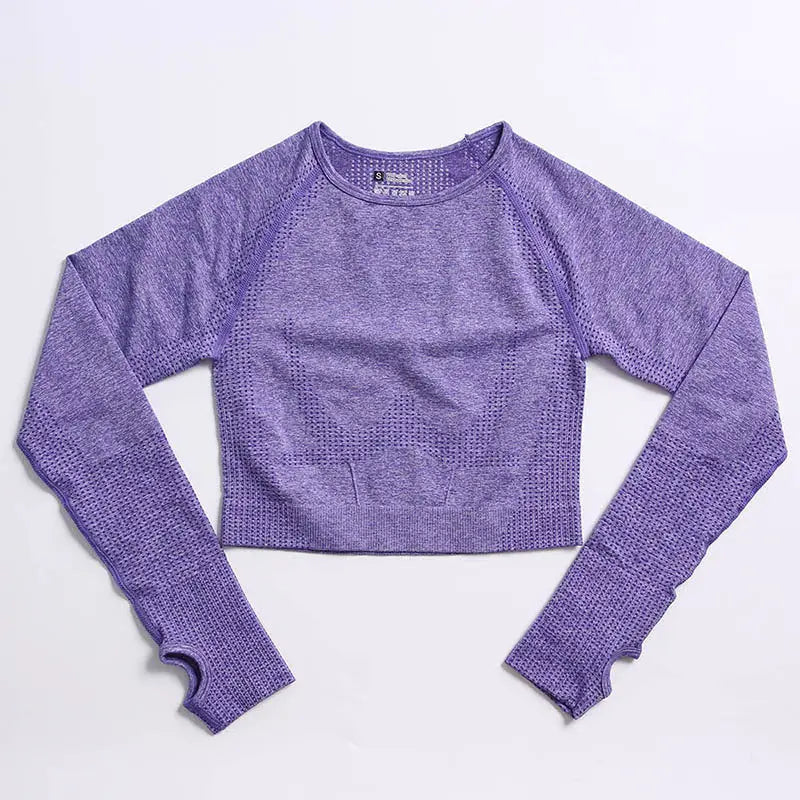 Seamless Knitted Yoga Clothes Women - Beyond Trends Hub 
