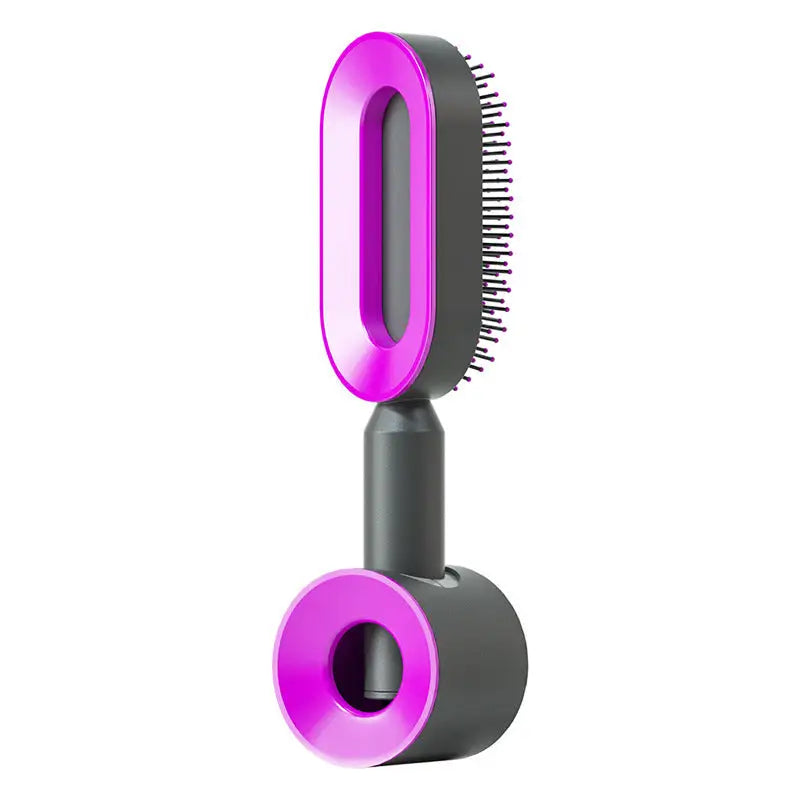 Self Cleaning Hair Brush For Women One-key Cleaning Hair Loss Airbag Massage Scalp Comb Anti-Static Hairbrush Beyond Trends Hub