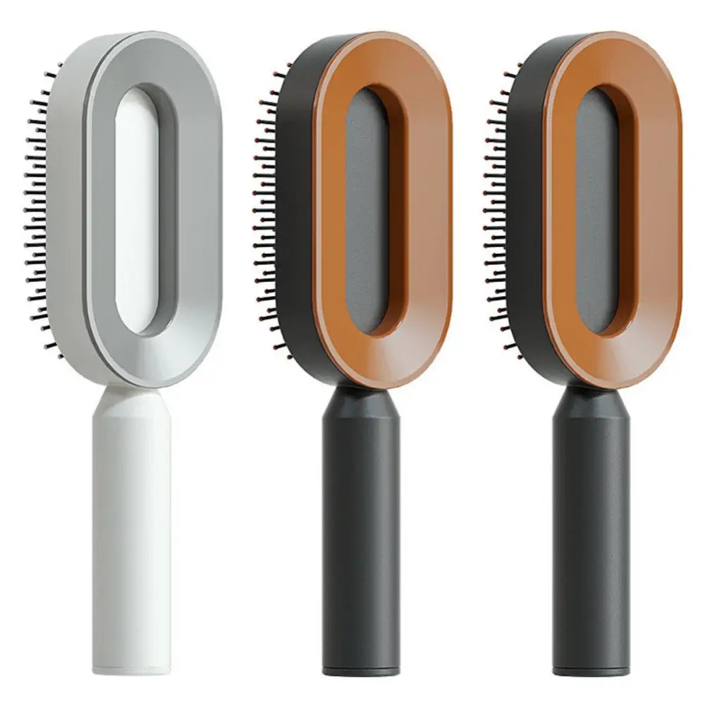 Self Cleaning Hair Brush For Women One-key Cleaning Hair Loss Airbag Massage Scalp Comb Anti-Static Hairbrush Beyond Trends Hub