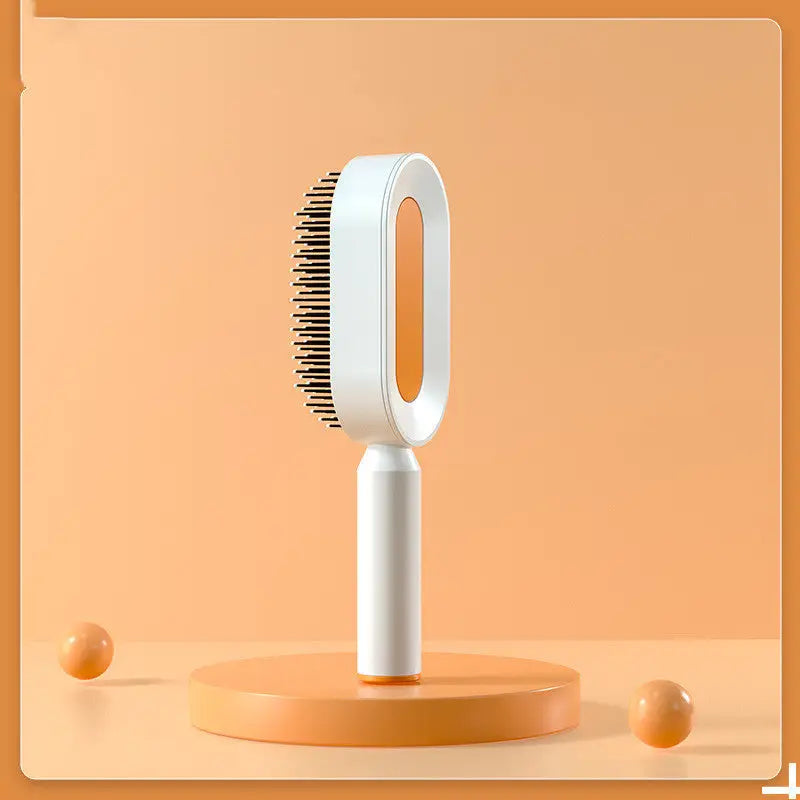 Self Cleaning Hair Brush For Women One-key Cleaning Hair Loss Airbag Massage Scalp Comb Anti-Static Hairbrush Beyond Trends Hub