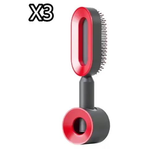 Self Cleaning Hair Brush For Women One-key Cleaning Hair Loss Airbag Massage Scalp Comb Anti-Static Hairbrush Beyond Trends Hub