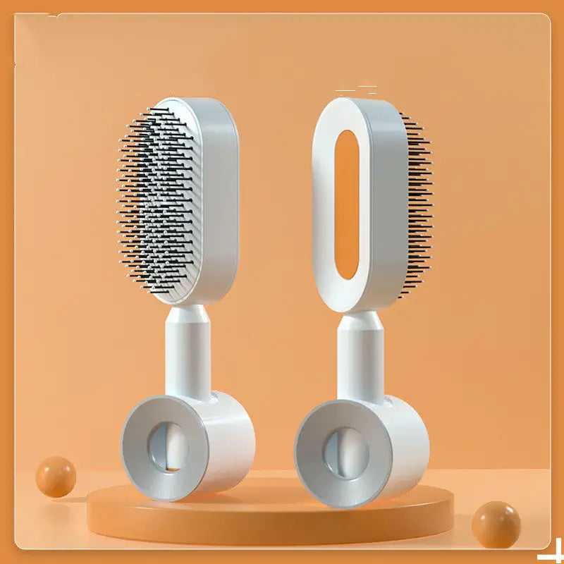 Self Cleaning Hair Brush For Women One-key Cleaning Hair Loss Airbag Massage Scalp Comb Anti-Static Hairbrush Beyond Trends Hub