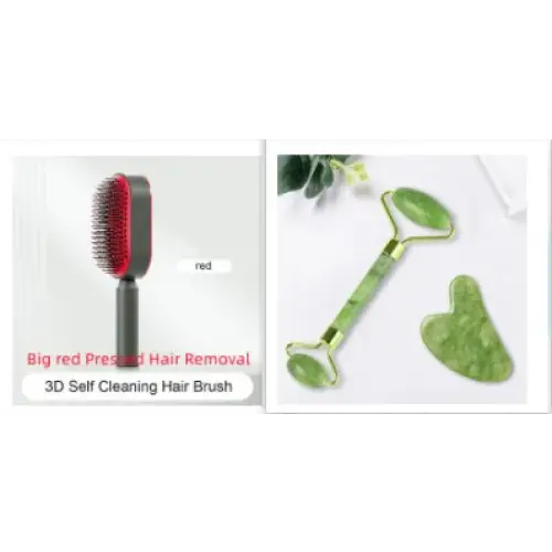 Self Cleaning Hair Brush For Women One-key Cleaning Hair Loss Airbag Massage Scalp Comb Anti-Static Hairbrush Beyond Trends Hub