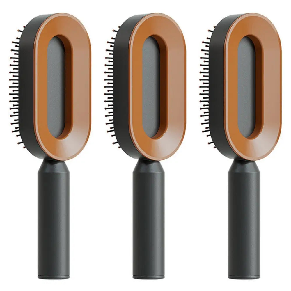 Self Cleaning Hair Brush For Women One-key Cleaning Hair Loss Airbag Massage Scalp Comb Anti-Static Hairbrush Beyond Trends Hub