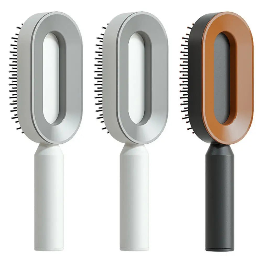 Self Cleaning Hair Brush For Women One-key Cleaning Hair Loss Airbag Massage Scalp Comb Anti-Static Hairbrush Beyond Trends Hub