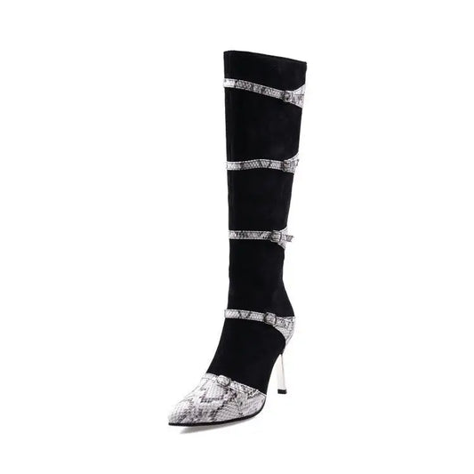 Sexy Boots Women Knee High Boots Thin High Heels Shoes Woman Autumn Beyond Trends Hub