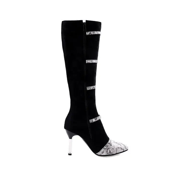 Sexy Boots Women Knee High Boots Thin High Heels Shoes Woman Autumn Beyond Trends Hub