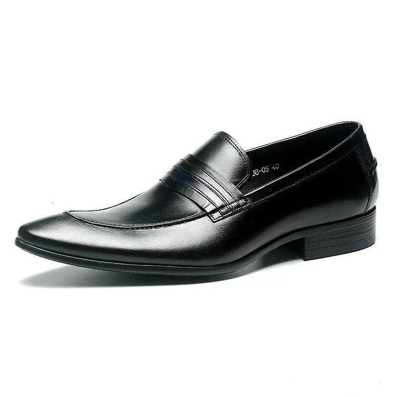 Shallow mouth men's shoes leather shoes Beyond Trends Hub