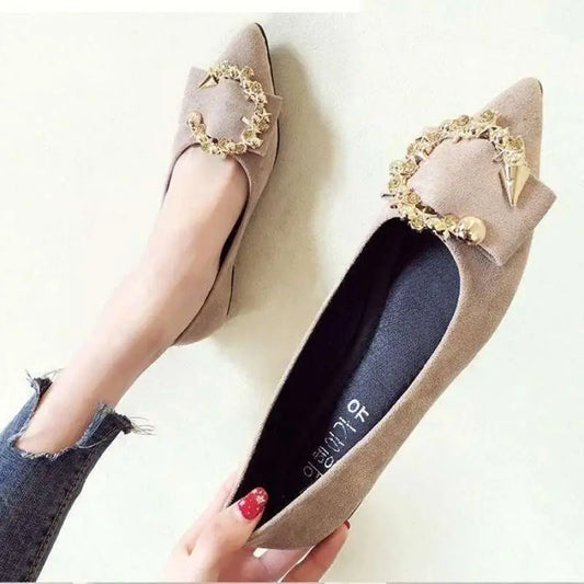 Shallow Mouth Tip Flats For Women Soft Lazy A Pedal Shoes Flat Shoes Women Shoes Woman Beyond Trends Hub