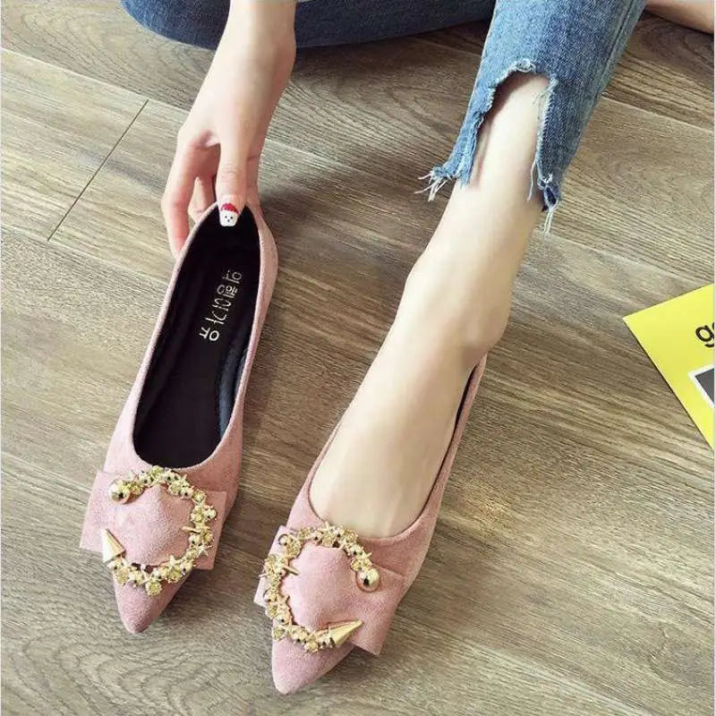 Shallow Mouth Tip Flats For Women Soft Lazy A Pedal Shoes Flat Shoes Women Shoes Woman Beyond Trends Hub
