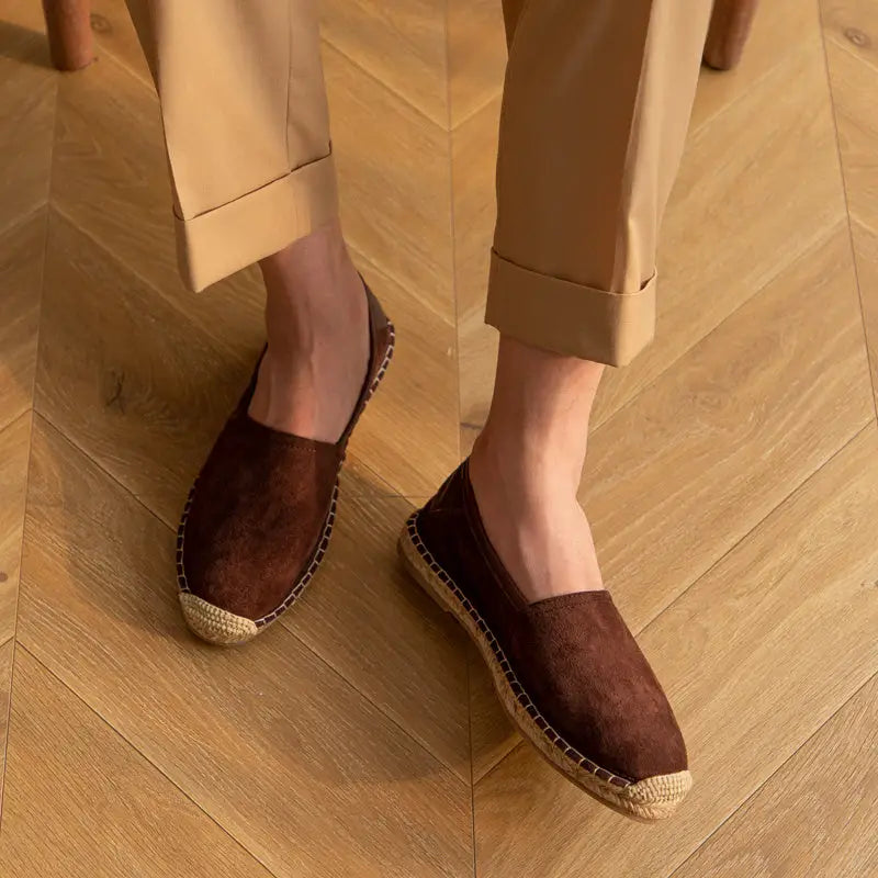 Sheepskin Fisherman Shoes Suede Casual Slip On Beyond Trends Hub